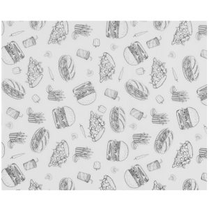 Papel anti-gordura, 500 unid., 200x250mm