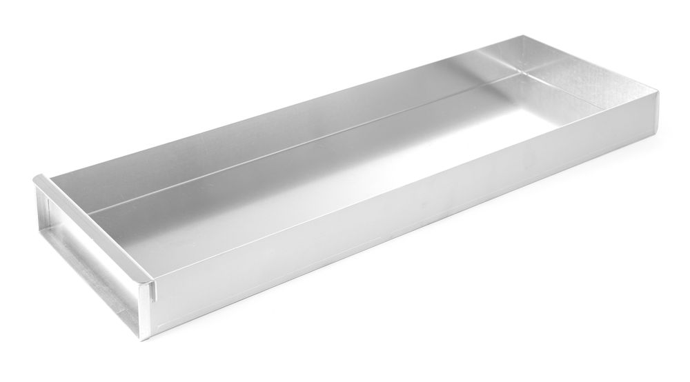 Tabuleiro para assar com painel lateral removível, 580x200x(H)50mm