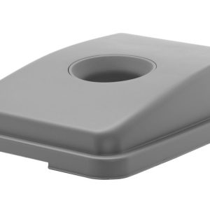 Tampa com abertura para caixote do lixo retangular 60L, 660x470x(H)30mm