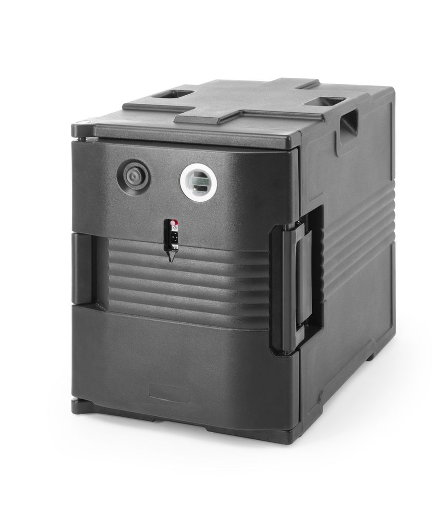 Recipiente com isolamento térmico com função de aquecimento, AmerBox, GN 1/1, 477x680x(H)620mm