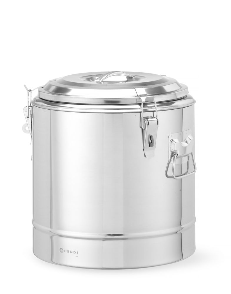 Recipiente térmico portátil, Kitchen Line, 19L, Prateado, ⌀350x(H)400mm - Image 2