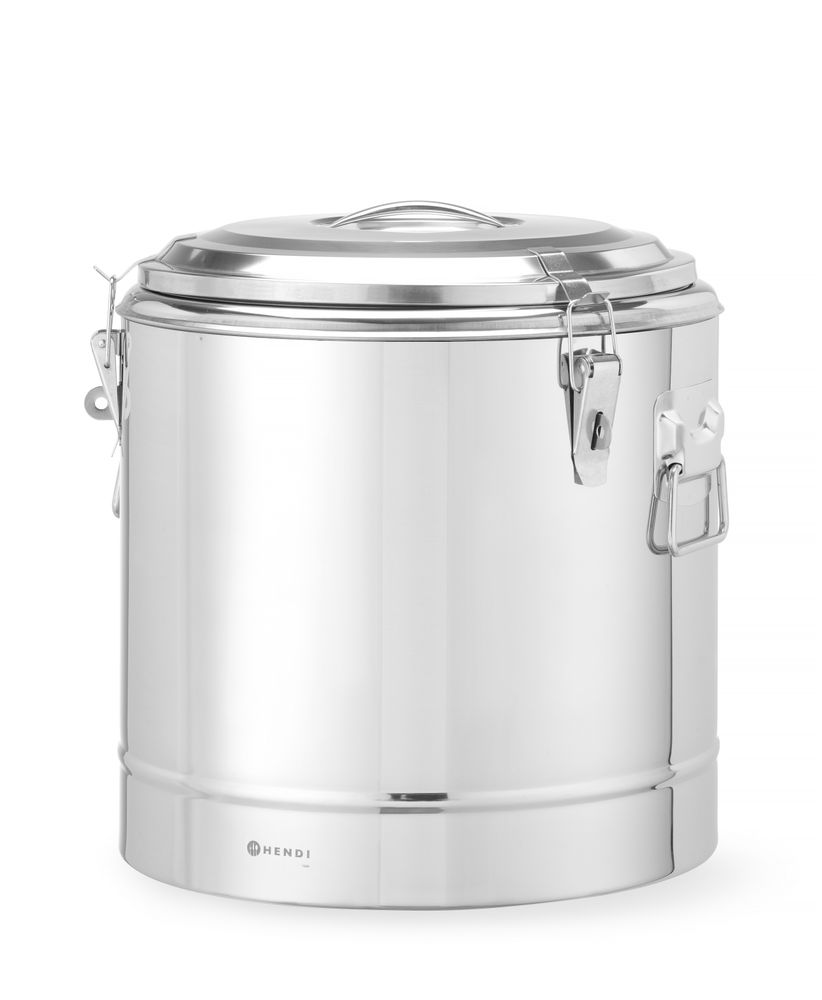 Recipiente térmico portátil, Kitchen Line, 31L, Prateado, ⌀400x(H)445mm - Image 2
