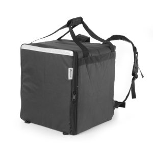 Mochila térmica de entrega de piza e comida, 75,2L, Preto, 410x410x(H)480mm