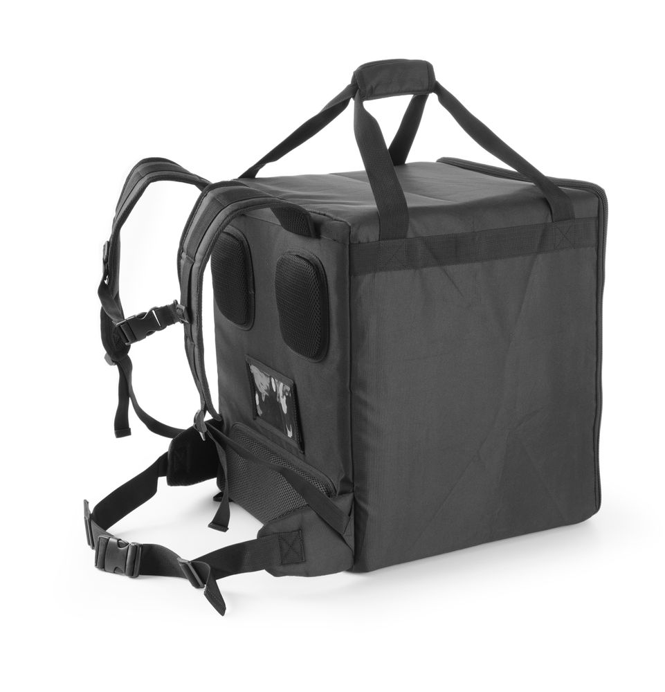 Mochila térmica de entrega de piza e comida, 75,2L, Preto, 410x410x(H)480mm - Image 2