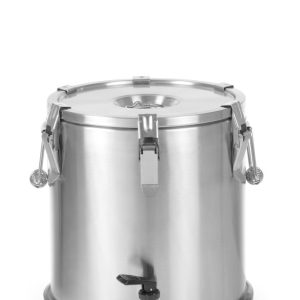 Recipiente portátil isolado – com uma torneira, Profi Line, 20L, Prateado, ⌀330x(H)360mm