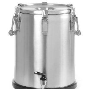 Recipiente portátil isolado – com uma torneira, Profi Line, 25L, Prateado, ⌀330x(H)430mm