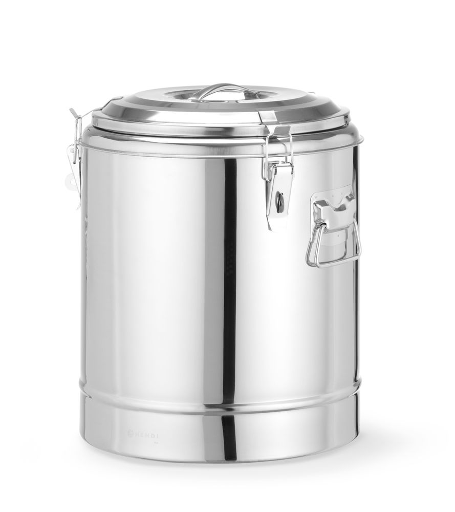 Recipiente térmico portátil, Kitchen Line, 23L, Prateado, ⌀350x(H)440mm - Image 2