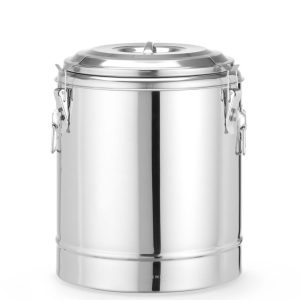 Recipiente térmico portátil, Kitchen Line, 23L, Prateado, ⌀350x(H)440mm