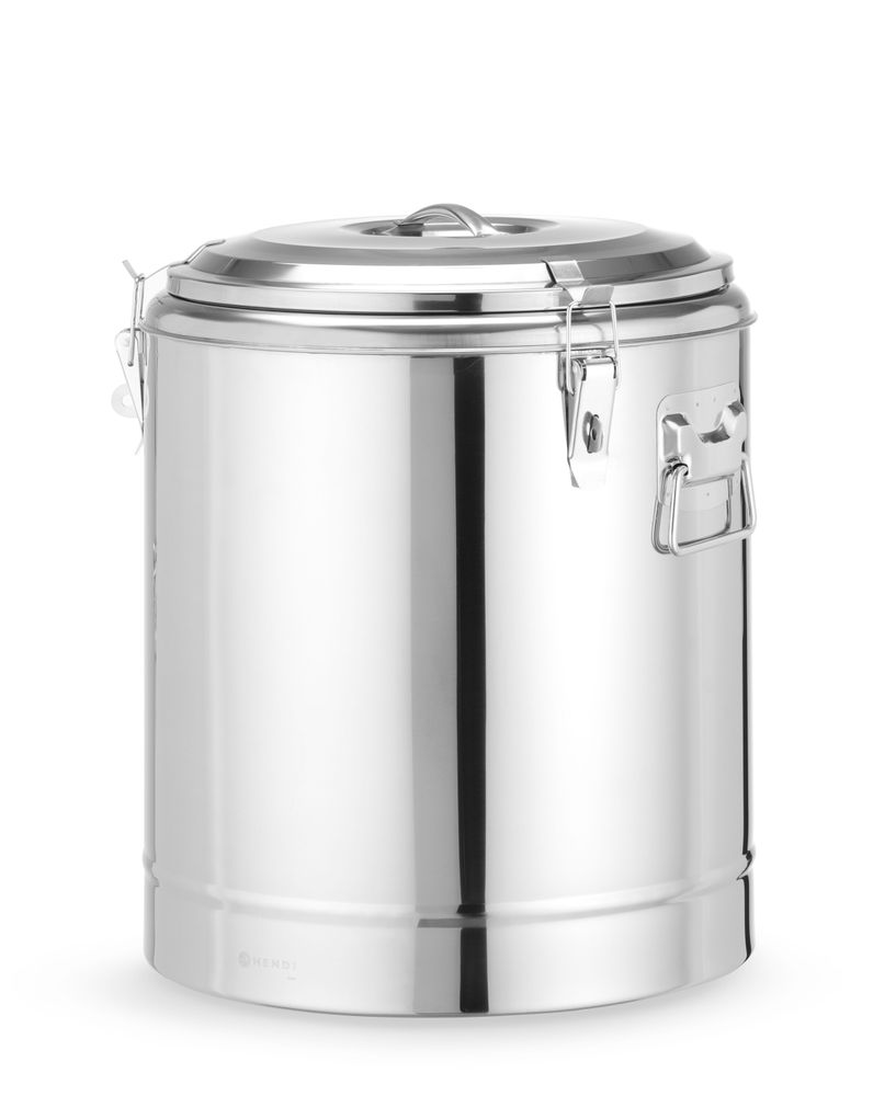 Recipiente térmico portátil, Kitchen Line, 36L, Prateado, ⌀400x(H)500mm - Image 2