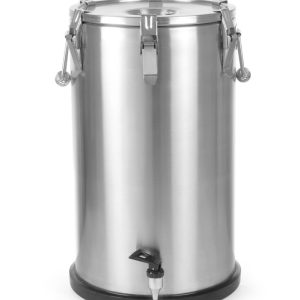 Recipiente portátil isolado – com uma torneira, Profi Line, 35L, Prateado, ⌀330x(H)570mm