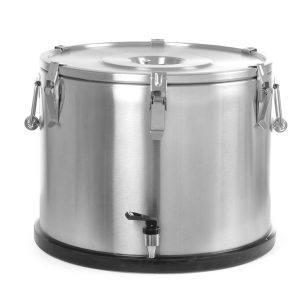 Recipiente portátil isolado – com uma torneira, Profi Line, 50L, Prateado, ⌀480x(H)380mm