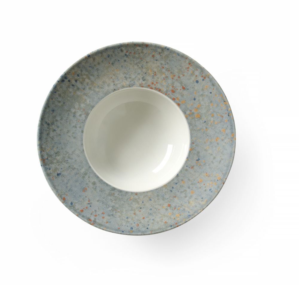 Prato de massa Coleção Drops, Drops Collection, Cinzento-claro, ⌀275mm