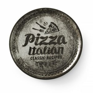 Prato de piza Coleção Recipe, preto, Preto, ⌀330mm