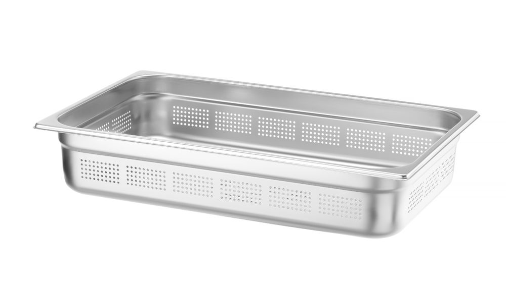 Recipiente Gastronorm 1/1 perfurado, Profi Line, GN 1/1, 14L, (H)100mm - Image 2