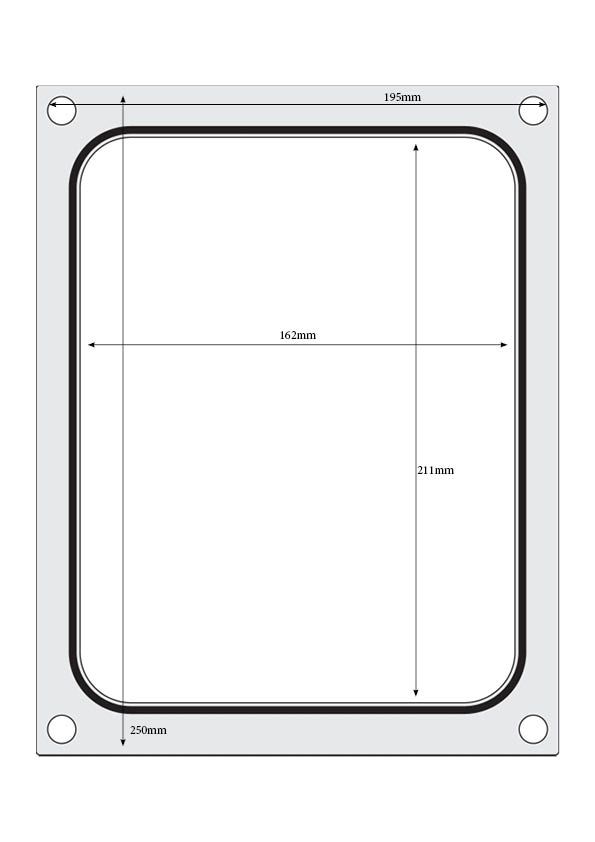Tabuleiro para seladora térmica matrix, para um grande recipiente de sopa ø165 mm - Image 5