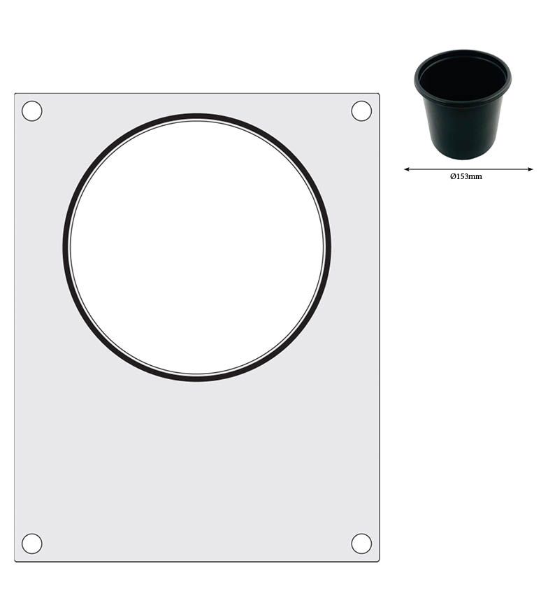 Tabuleiro para seladora térmica matrix, para um grande recipiente de sopa ø165 mm - Image 3
