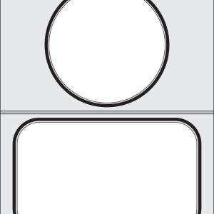 Tabuleiro para seladora térmica matrix, para um tabuleiro com um único compartimento com as medidas 178x113 mm + recipiente ø115 mm