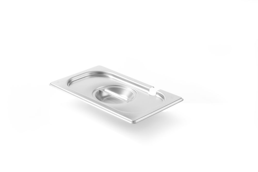 Tampa Gastronorm com encaixe para colheres, Kitchen Line, GN 1/4, 265x162mm