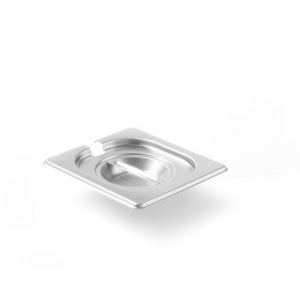 Tampa Gastronorm com encaixe para colheres, Kitchen Line, GN 1/6, 176x162mm