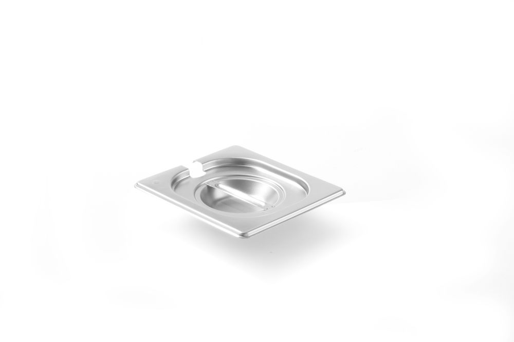 Tampa Gastronorm com encaixe para colheres, Kitchen Line, GN 1/6, 176x162mm