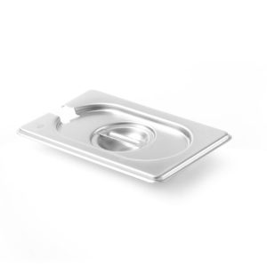 Tampa Gastronorm com encaixe para colheres, Kitchen Line, GN 1/9, 176x108mm