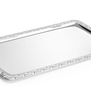 Tabuleiro de banquete GN 1/1, com rebordo decorativo, GN 1/1, 530x325mm