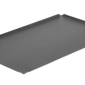 Tabuleiro, antiaderente, 4 bordas, GN 1/1, Preto, 530x325x(H)10mm, Retangular