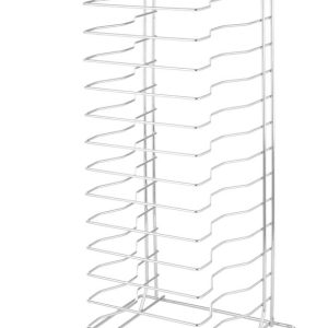 Suporte para redes/formas de piza 14 níveis, 300x305x(H)680mm