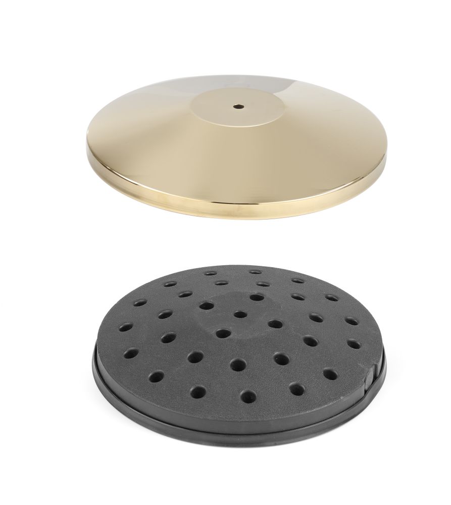 Poste separador com acabamento dourado, base, ⌀360x(H)65mm - Image 2