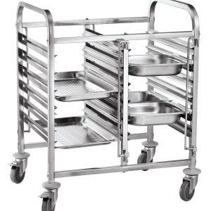 Carrinho móvel duplo - 12 x GN 1/1, 810x610x(H)960mm