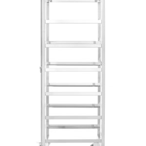 Carrinho móvel para cestos para máquina de lavar loiça - 7 x 500 x 500 mm, 615x560x(H)1710mm