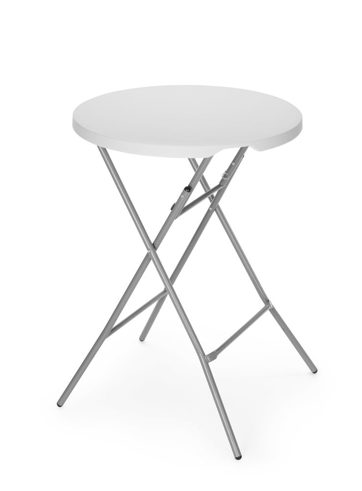 Mesa de bar, AmerBox, Carga máxima: 80 kg, Branco, ⌀800x(H)1100mm - Image 3