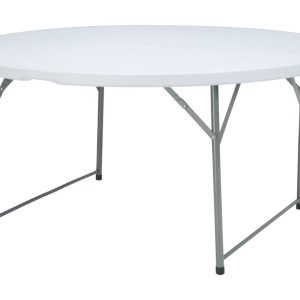 Mesa de buffet, redonda, AmerBox, Branco, ⌀1500x(H)740mm, Redondo