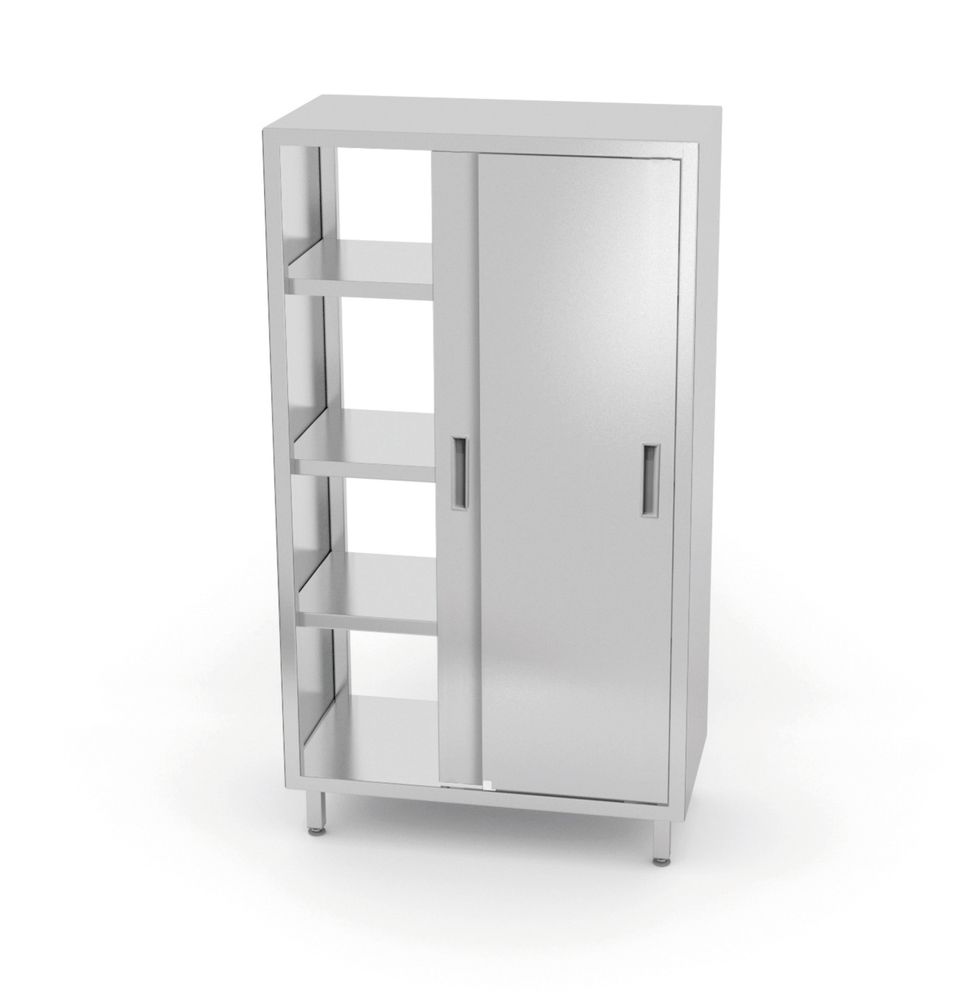 Armário de passagem com portas deslizantes – aparafusado, Kitchen Line, 800x700x(H)1800mm