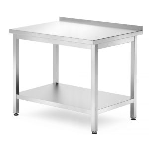 Mesa de parede com prateleira – aparafusada, profundidade 700 mm, Profi Line, 1000x700x(H)850mm