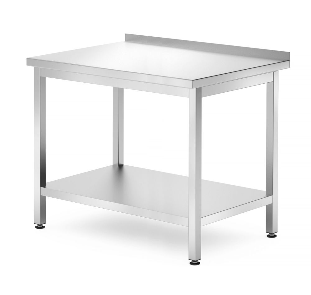 Mesa de parede com prateleira – aparafusada, profundidade 700 mm, Profi Line, 1000x700x(H)850mm