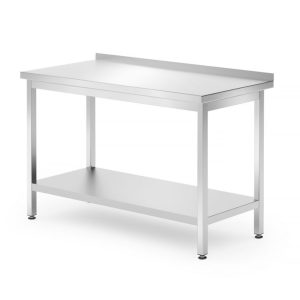 Mesa de parede com prateleira – aparafusada, profundidade 700 mm, Profi Line, 1200x700x(H)850mm