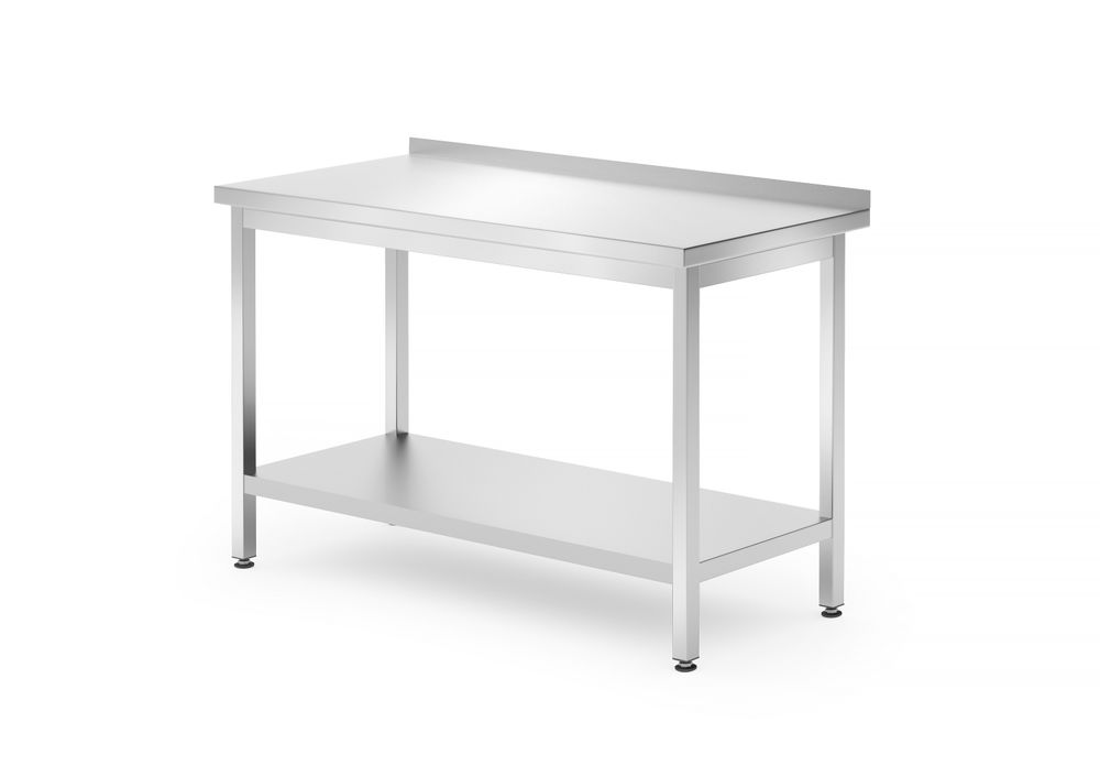Mesa de parede com prateleira – aparafusada, profundidade 700 mm, Profi Line, 1200x700x(H)850mm