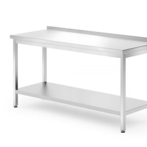 Mesa de parede com prateleira – aparafusada, profundidade 700 mm, Profi Line, 1600x700x(H)850mm