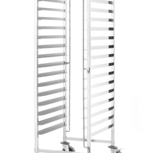 Carro para tabuleiros, Kitchen Line, Prateado, 470x620x(H)1735mm
