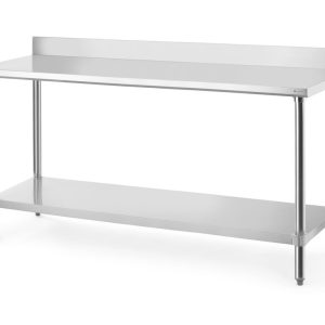 Mesa de trabalho com backsplash, Budget Line, 1200x600x(H)950mm