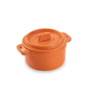 Mini Caçarola C/Tampa Naranja