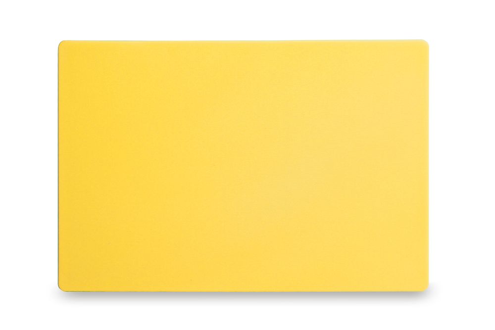 Tábua de corte HACCP 450x300, Amarelo, 450x300mm, Retangular