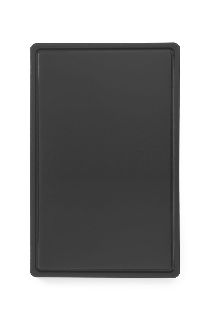 Tábua de corte HACCP Gastronorm 1/1, GN 1/1, Preto, 530x325mm, Retangular
