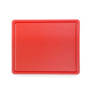 Tábua de corte HACCP Gastronorm 1/2, GN 1/2, Vermelho, 325x265mm, Retangular