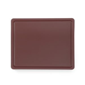 Tábua de corte HACCP Gastronorm 1/2, GN 1/2, Castanho, 325x265mm, Retangular