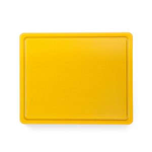 Tábua de corte HACCP Gastronorm 1/2, GN 1/2, Amarelo, 325x265mm, Retangular