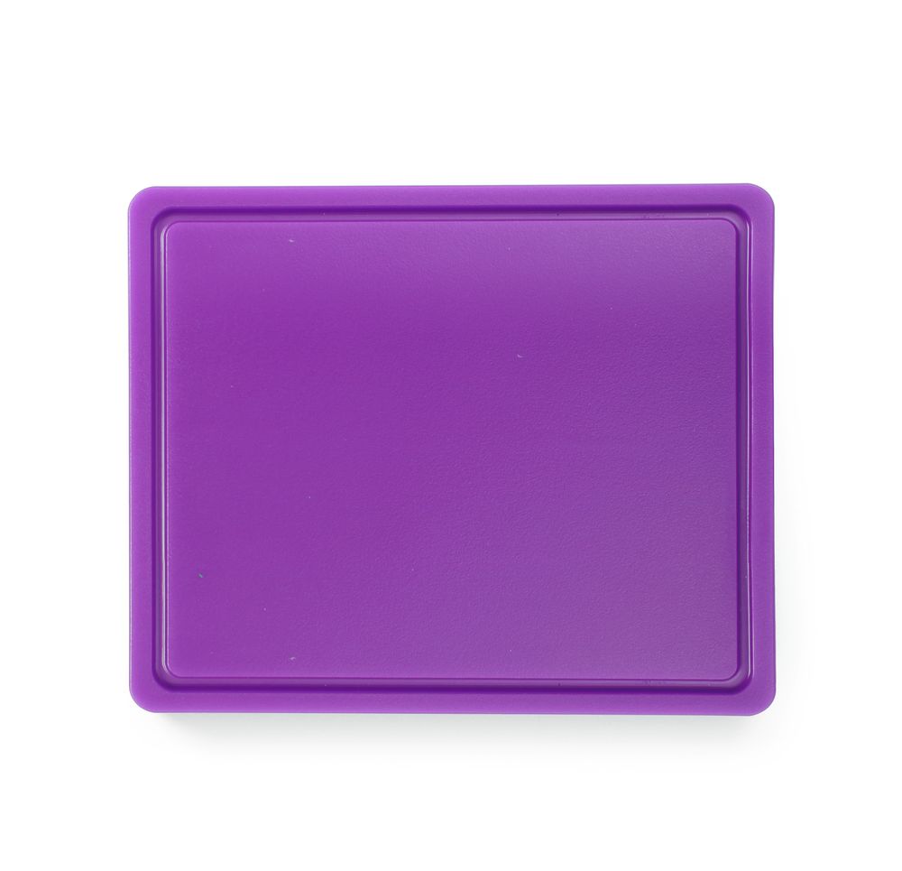 Tábua de corte HACCP Gastronorm 1/2, GN 1/2, Roxo, 325x265mm, Retangular