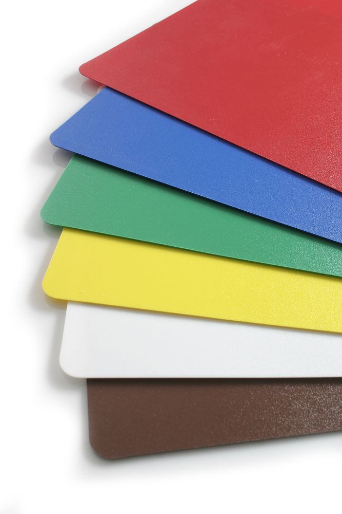 Conjunto de tábuas de cortar flexíveis HACCP - 6 unidades, 380x305mm, Retangular - Image 3