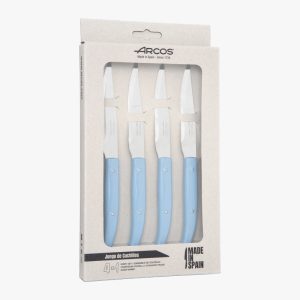 Arcos Conjunto de facas para carne e bife - Série Steak basics - Azul